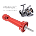 Miniatyrbilde 7 av 8: Spinning Reel Stand Balanse - Helt i metall - Stativ for fiskehjul - Tilbehør til fiskehjul - Rød