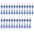 Miniatyrbillede 1 af 5: Lysekrone Icicle Krystal U-Drop Prismer til Bryllup, 37mm