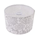 Miniatyrbillede 7 af 8: 2 sæt PVC trommeskærme 11,8 x 11,8 x 7,8 tommer moderne enkel træmønster bordlampe skærm til soveværelse
