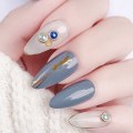 Miniatyrbillede 4 af 5: Flad Halvrund Perle Cabochon Neglekunst DIY, Flad Bagside Plastik