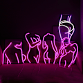 Pikkukuva 1 / 2: Lady Neon Lights LED Neon-kyltti seinäkoristeluun, USB-akkukäyttöiset LED-kyltit olohuoneeseen, baariin, juhliin, jouluun, häihin