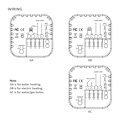 Miniatyrbild 8 av 8: [通拓商品] Tuya ZigBee Smart Termostat för Vattenburen Värme Digital Temperaturregulator Stor LCD-Display Touchknapp Röststyrning Kompatibel