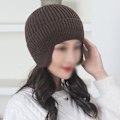 Pikkukuva 5 / 5: Talvinen pehmeä lämmin neulottu pipo beanie-hattu hengittävä