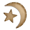 Miniatyrbillede 4 af 8: 2 stk. Ramadan Dessertbakke Måne Stjerne Rustfrit Stål Eid Serveringsbestik Dekoration til Islam Muslimsk Fest