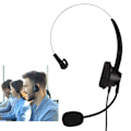 Miniatyrbild 1 av 8: Enkelriktad brusreducerande justerbar volym USB-telefonheadset för kundtjänstkontor