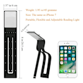 Miniatyrbild 5 av 5: Portabel Clip-on LED, Kompakt &amp; Långvarig, Avancerad Energihantering Säkerställer Säker Laddning. En Mångsidig Följeslagare För Läsare Överallt