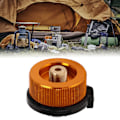 Miniatyrbilde 1 av 8: 2 stk. Camping komfyr adapter automatisk avstengning nylon kobber aluminium legering lett bærbar propan adapter