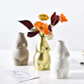 Miniatyrbilde 2 av 6: Kvinnelig kropp vase kunstdesign, keramisk blomsterpotte statue, for dekorasjon
