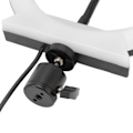 Miniatyrbilde 5 av 8: LED-sirkellys med justerbar USB-lading RGB Live Fill Light med panorering og vippefunksjon for fotografering