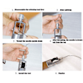 Miniatyrbild 5 av 8: Läder sy awl nål kit DIY hand sömnad verktyg tillbehör för reparation tält ryggsäck typ A