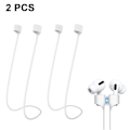 Miniatyrbilde 1 av 6: 4 stk. kompatible med magnetiske anti-tap-stropper, AirPods-tilbehør