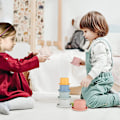 Miniatyrbilde 3 av 6: Stablebarne tårn, sandleketøy, baby fra 6 måneder, 7 deler