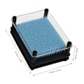 Miniatyrbillede 6 af 8: 2 stk. 3D nålekunst legetøj afspænding robust ramme interessant holdbar ny blå nålekunst til kontorbord boligindretning gaver