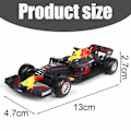 Pikkukuva 3 / 5: Bimeko Formula-auton malli lafali F1 LAFHA Kilpa-auton malli 1:43 formula-seosmalliauto heiluri