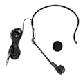 Miniatyrbild 2 av 8: 6,35 mm öronsnäcka mikrofon ergonomisk dynamisk 16,4 fot trådbunden headset mikrofon för karaoke högtalare förstärkare undervisning