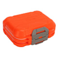 Miniatyrbillede 5 af 8: Fiskegrejæsker Fortykkede Multifunktionelle Dobbeltåbning 4 Sidede Stødsikre Forseglede Vandtætte Fiskefoderbakke Orange