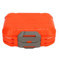 Miniatyrbillede 6 af 8: Fiskegrejæsker Fortykkede Multifunktionelle Dobbeltåbning 4 Sidede Stødsikre Forseglede Vandtætte Fiskefoderbakke Orange