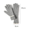 Miniatyrbillede 2 af 5: Vinterhandsker Touchscreen Handsker Strikkede Fingerhandsker