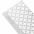 Miniatyrbillede 4 af 8: Rhinestone Maleri Lineal i Rustfrit Stål Tomme Gitre Point Drill Pen Lineal til 5D DIY140MM