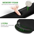 Miniatyrbild 7 av 8: Musmatta set, ergonomiskt handledsstöd set, med minnesskum
