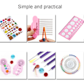 Pikkukuva 5 / 8: Paper Quilling -sarja Gradient Ramp Värikäs Scrip DIY Käsintehty Taidekäsityökalusarja