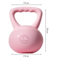 Miniatyrbillede 2 af 6: Blød Kettlebell Kvinders Squat Træning Software 5kg Pot Dumbbell Hofte Styrketræning Sand Kettlebell Fitness