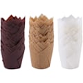 Miniatyrbillede 1 af 7: Tulip papir muffinforme til fest bryllup