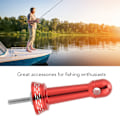 Miniatyrbilde 8 av 8: Spinning Reel Stand Balanse - Helt i metall - Stativ for fiskehjul - Tilbehør til fiskehjul - Rød