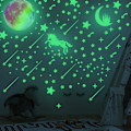 Miniatyrbild 4 av 6: Stjärnklar Natt Fantasi, Självlysande Stjärnor Takdekoration, Realistisk Stjärnskådning, Giftfritt Miljövänligt Ljusmaterial för Säkerhet