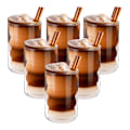 Miniatyrbillede 1 af 5: Latte macchiato glas, dobbeltvægget, 350 ml, borosilikatglas