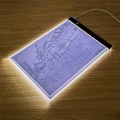 Miniatyrbilde 6 av 8: A5 LED tegnebrett, LED lysbrett, kopi tavle