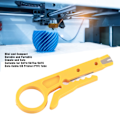 Miniatyrbilde 7 av 8: 5 stk. Mini kabelavstripper - Bærbar, slitesterk nettverkskabelavstripper for CAT5 CAT5e CAT6 datakabel 3D-skrivere PTFE-rør