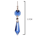 Miniatyrbillede 2 af 5: Lysekrone Icicle Krystal U-Drop Prismer til Bryllup, 37mm