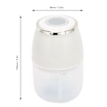 Miniatyrbillede 6 af 8: Elektrisk hvidløgshakker 3 knive Kraftig motor Multifunktionel fødevareprocessor USB-opladning Lydløs hvidløgshakker til kød Hvid sølvbelagt