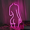 Pikkukuva 2 / 2: Lady Neon Lights LED Neon-kyltti seinäkoristeluun, USB-akkukäyttöiset LED-kyltit olohuoneeseen, baariin, juhliin, jouluun, häihin