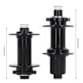 Miniatyrbillede 6 af 8: 2 stk. Cykelnav Black Aluminium Alloy 32 Huller Foran Bagpå Cykelskive Nav 4 Lejer til Bjergcykling