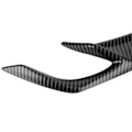 Miniatyrbillede 1 af 8: Front Fairing Aerodynamisk Vingelet Carbon Fiber Style Vinge Dæksel Passer til Yamaha R15 V3 2017-2020