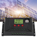 Pikkukuva 1 / 8: Aurinkokontrolleri PWM 12V 24V Automaattinen sovitus LCD-näyttö USB-portti Aurinkosäädin 40A