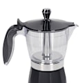 Miniatyrbillede 5 af 8: 6 Kopper 300ML Kaffemaskine Bærbar Transparent Top Elektrisk Italiensk Kaffekande Maskine til Hjem EU Stik 220‑240V