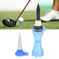 Miniatyrbild 1 av 8: Golfträning Tee Set Återanvändbar Bollhållare för Driving Range och Träningsmatta Blå