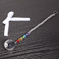 Miniatyrbilde 4 av 5: Regnbue krystallprisme ball chakra farger strand design