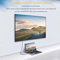 Miniatyrbild 7 av 8: 90 graders USB C-kabel 4K 60Hz stöder PD100W Typ C 3.1 Gen2 Full Function USB C snabbladdningskabel för Steam Deck 50cm/19.7in