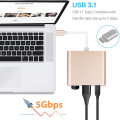 Pikkukuva 6 / 8: Type-C-sovitin, USB 3.1 -keskitin (USB-C- ja Thunderbolt 3 -portti