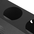 Miniatyrbilde 3 av 8: Universal 4-hulls brusflaske avløpsstativ tørkestativ oppvaskstativ holder med pute for SodastreamBlack