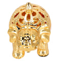Miniatyrbillede 7 af 8: Elefantformet røgelsesbrænder Aromaterapi Ornament til stue Entré Soveværelse (Guld Hvid Baggrund )