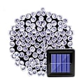 Miniatyrbild 1 av 5: Uppladdningsbara batteridrivna solcellslampor, kallvitt 200 LED ljusslinga för utomhusdekorationer, enkel installation, vattentät IP44, solcellsdriven, automatisk påslagning