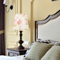 Miniatyrbillede 8 af 8: Stofskærm Blomstermønster Clip On Pære Lampekærm til Bordlampe Lysekrone Gulvlampe