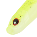 Miniatyrbillede 3 af 8: 4 stk. AR48 75mm/3.2g T Hale Blød PVC Agn Dobbelt Farver Jigging Wobblers Kunstig Lokkemadsgul Hvid