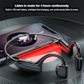 Miniatyrbild 7 av 8: Trådlösa Bluetooth 5.1-headset med öronkrok, sportstereo-hörlurar