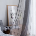 Miniatyrbilde 7 av 8: Gardiner i linlook, halvtransparente, til soverom, stue